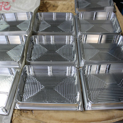 peças de alumínio de trituração do CNC da tolerância de 0.01mm com limpar com jato de areia o revestimento de superfície de anodização da natureza