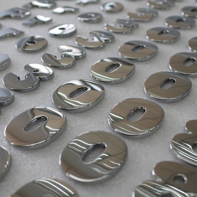 Da criação de protótipos rápida do CNC da elevada precisão revestimento de alto brilho da superfície de chapeamento de Chrome